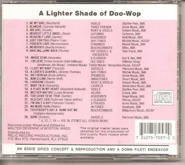A LIGHTER SHADE OF DOO-WOP - Image 3