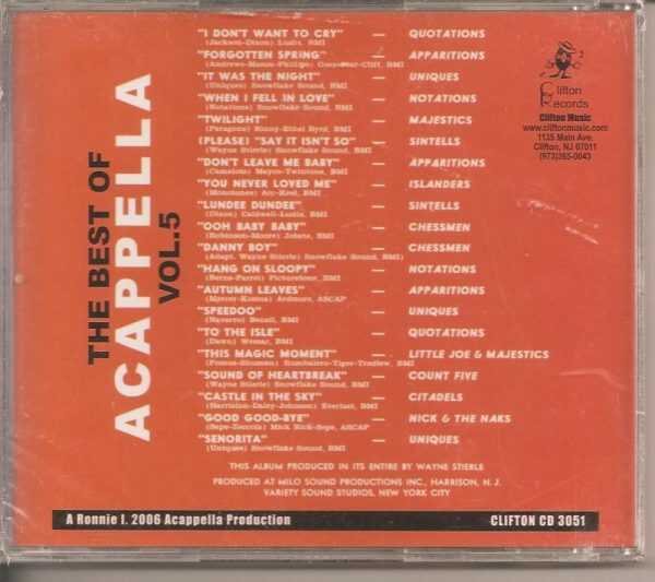 ACAPPELLA BEST OF VOL 5 - Image 3