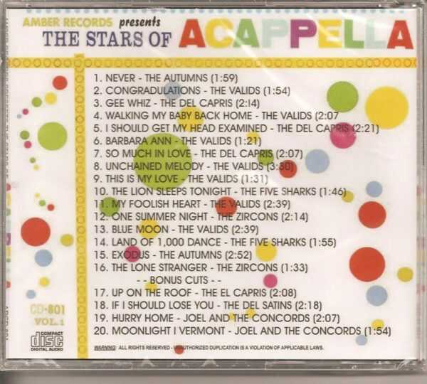 AMBER RECORDS - STARS OF ACAPPELLA VOL 1 - Image 3
