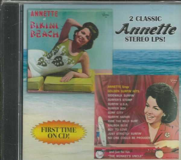 ANNETTE FUNICELLO - BIKINI BEACH AND GOLDEN SURFIN