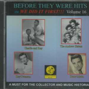 BEFORE THEY WERE HITS - VOL 16