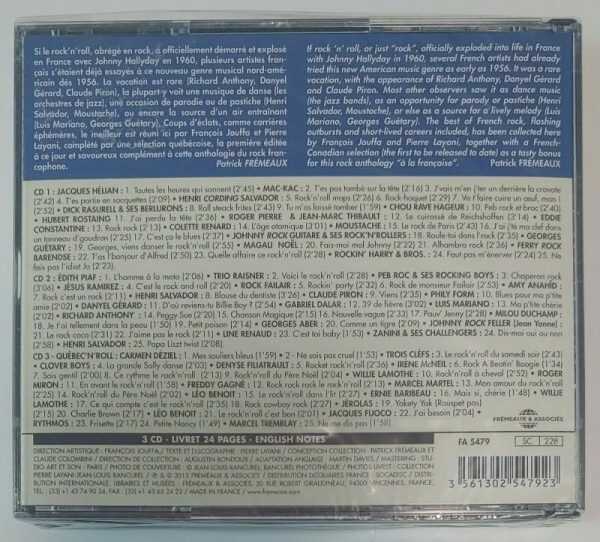 ANTHOLOGIE DU ROCK FIFTIES EN FRANCAIS CD - Image 3