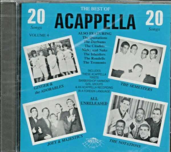 BEST OF ACAPELLA - VOLUME 4 CD