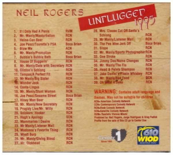 NEIL ROGERS - UNPLUGGED 1995- CD - Image 3