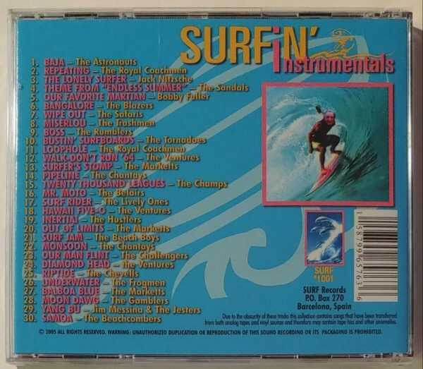 SURFIN INSTRUMENTALS: 30 WET AND WILD TRACKS - VARIOUS ARTISTS - Image 3