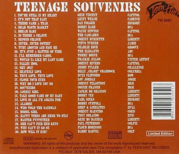 TEENAGE SOUVENIRS CD - Image 3