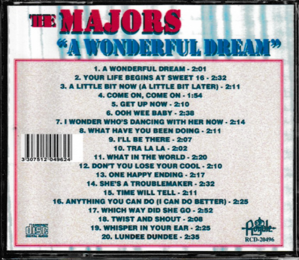 THE MAJORS - A WONDERFUL DREAM - Image 3