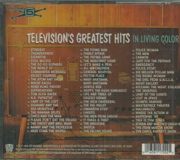 TELEVISION'S GREATEST HITS - VOLUMES 1 THRU 7 CD - Image 9