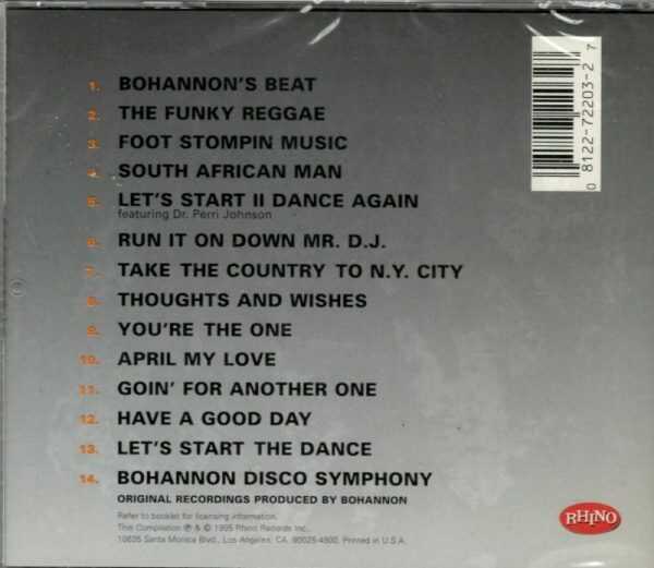THE VERY BEST OF BOHANNON – FUNKY WICKED & SMOOTH - CD - Image 3