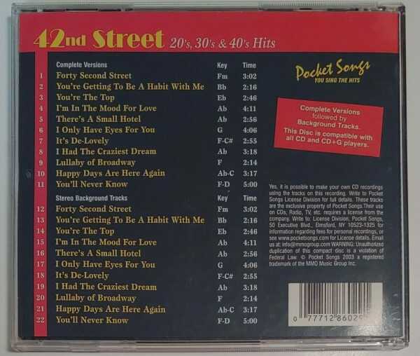 42ND STREET- 20'S, 30'S & 40'S HITS   CD - Image 3