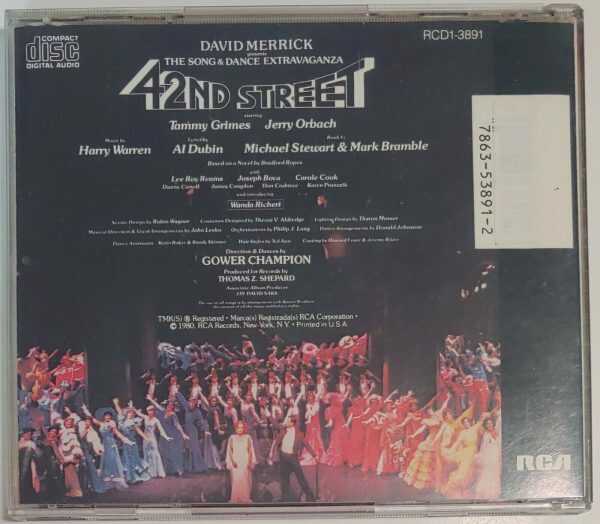 42ND STREET - SONG & DANCE EXTRAVAGANZA   CD     LIKE NEW - Image 3