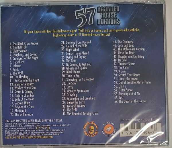 57 HAUNTED HOUSE HORRORS   CD     BRAND NEW - Image 3
