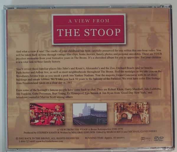 A VIEW FROM THE STOOP   (DVD)   CD     LIKE NEW - Image 3