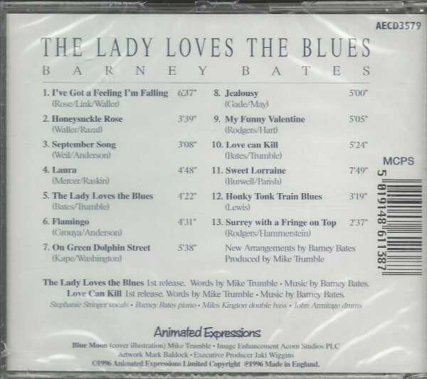 BARNEY BATES - The Lady Loves The Blues - CD - BRAND NEW - Image 3