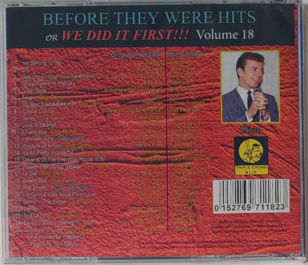 BEFORE THEY WERE HITS - VOL 18   CD     BRAND NEW - Image 3