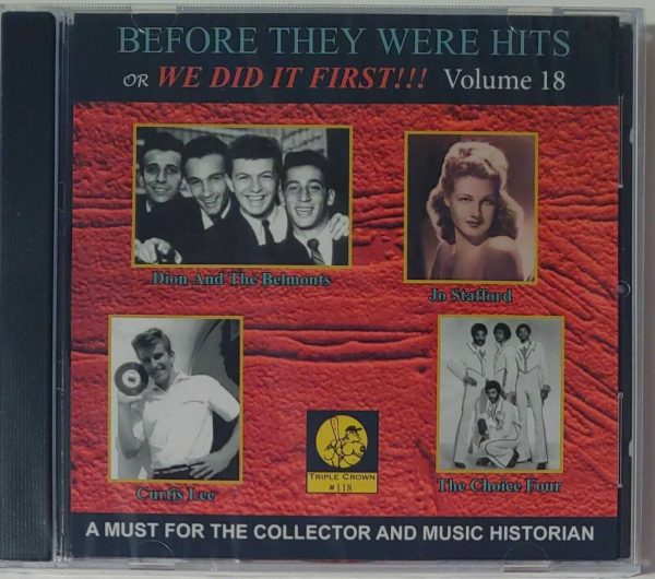 BEFORE THEY WERE HITS - VOL 18   CD     BRAND NEW