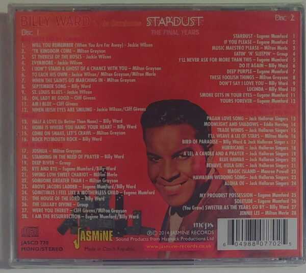 BILLY WARD AND THE DOMINOES - STARDUST   CD BRAND NEW - Image 3