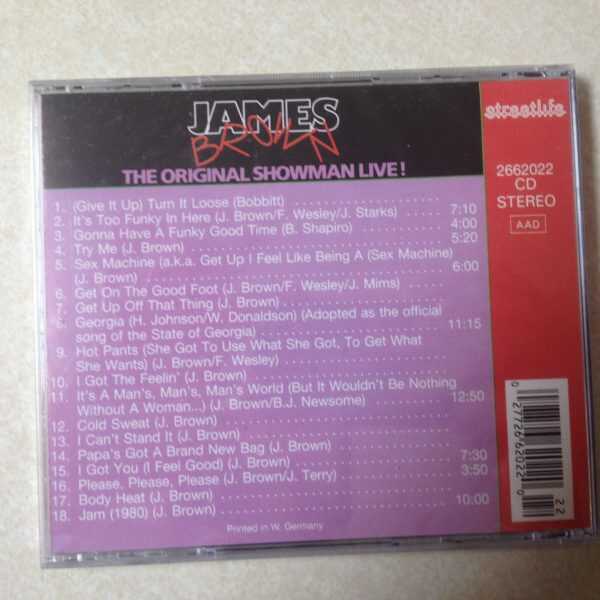 BROWN, JAMES - ORIGINAL SHOWMAN LIVE -- BRAND NEW CD - Image 3
