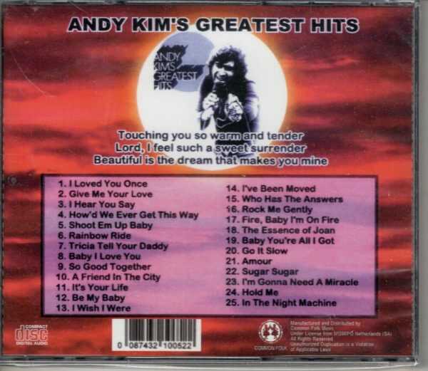 Best Of Andy Kim - Reflections - CD - Brand New - Image 3
