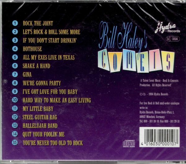 Bill Haley & The Comets - You're Never Too Old To Rock - CD - Brand New - Image 3