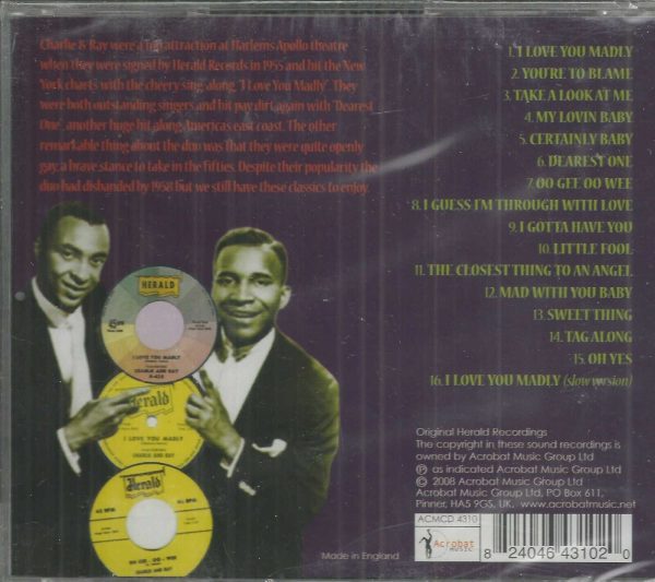CHARLIE & RAY - CD - I Love Madly - BRAND NEW - Image 3