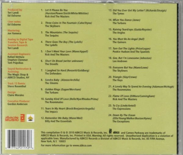 Cameo Parkway Vocal Groups - Remember Me Baby Vol. 1 - CD - Brand New - Image 3