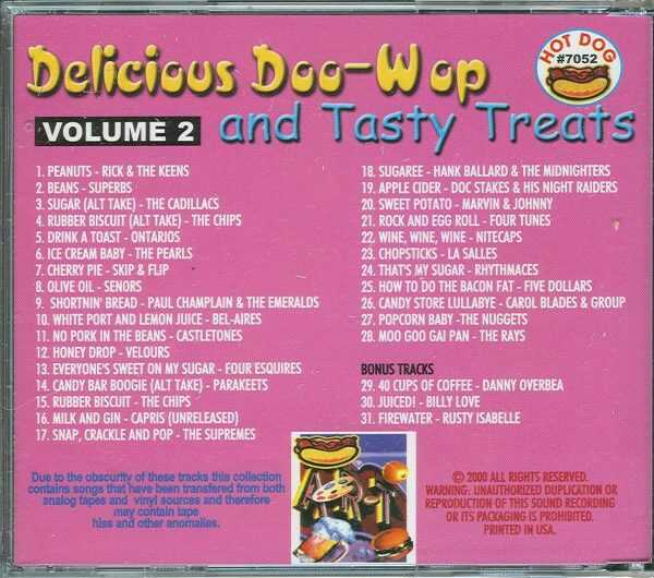 DELICIOUS DOO-WOP AND TASTY TREATS - CD - Volume 2 - BRAND NEW - Image 3