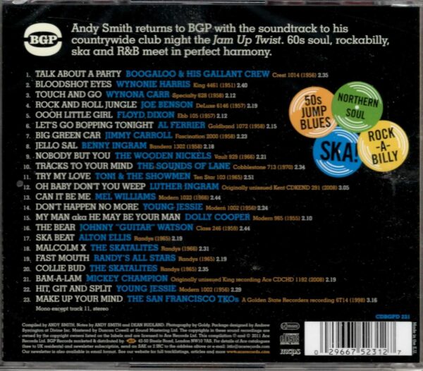 DJ Andy Smith - Jam Up Twist - CD - Brand New - Image 3