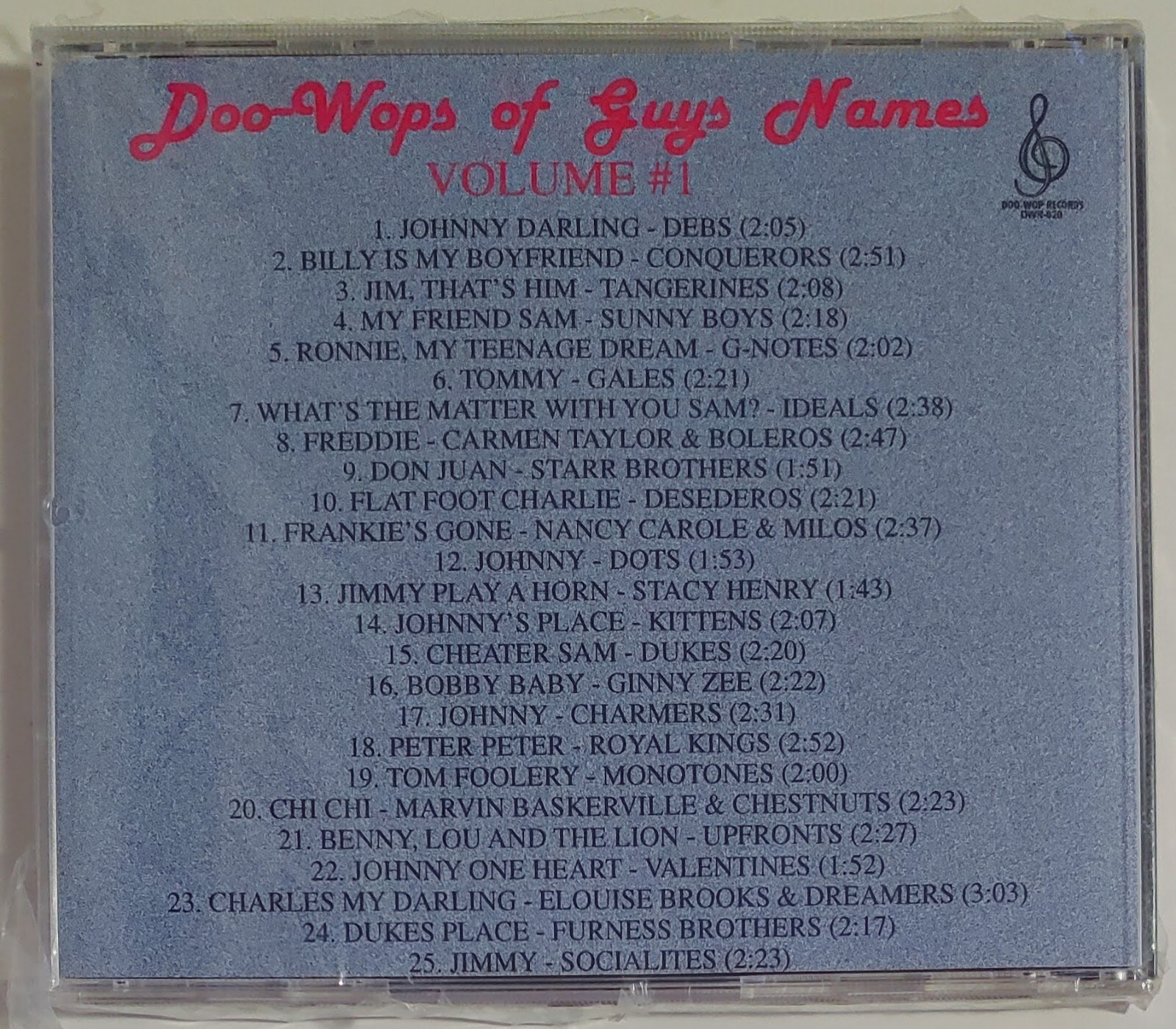 DOO WOPS OF GUYS NAMES - VOL 1 CD BRAND NEW - Image 3