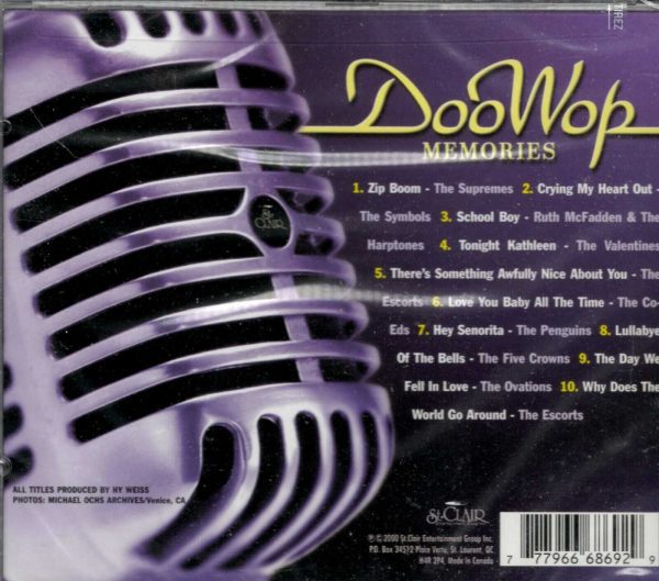 Doo Wop Memories - CD - Brand New - Image 3