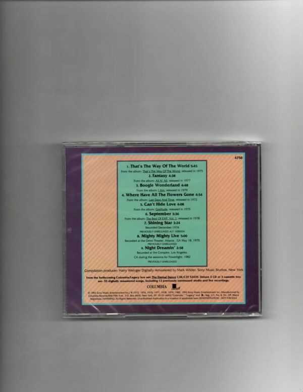 EARTH, WIND & FIRE - MIGHTY MIGHTY THE SAMPLER-BRAND NEW CD - Image 3
