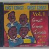 EAST COAST WEST COAST - VOL 1   CD BRAND NEW