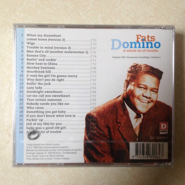 FATS DOMINO  - ORIGINAL ABC  WHOLE LOT OF TROUBLE - BRAND NEW CD - Image 3