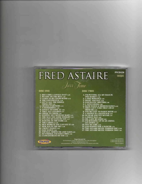 FRED ASTAIRE- JAZZ TIME-CD - Image 3