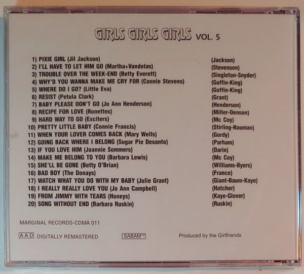 GIRLS GIRLS GIRLS - VOL 5   CD BRAND NEW - Image 3