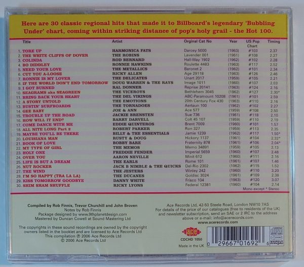 GOLDEN AGE OF AMERICAN ROCK AND ROLL - BUBBLING UNDER   CD BRAND NEW - Image 3