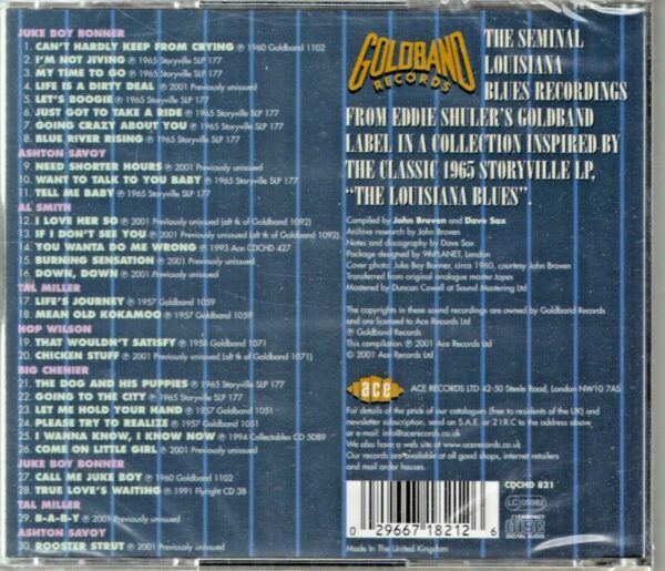 Goin' down to Louisiana - Gold Band Down Home Blues - Various Artists - CD - Image 3