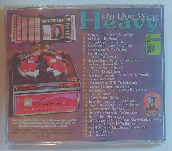 HEAVY ON DOO WOP - VOL 6   CD BRAND NEW - Image 3