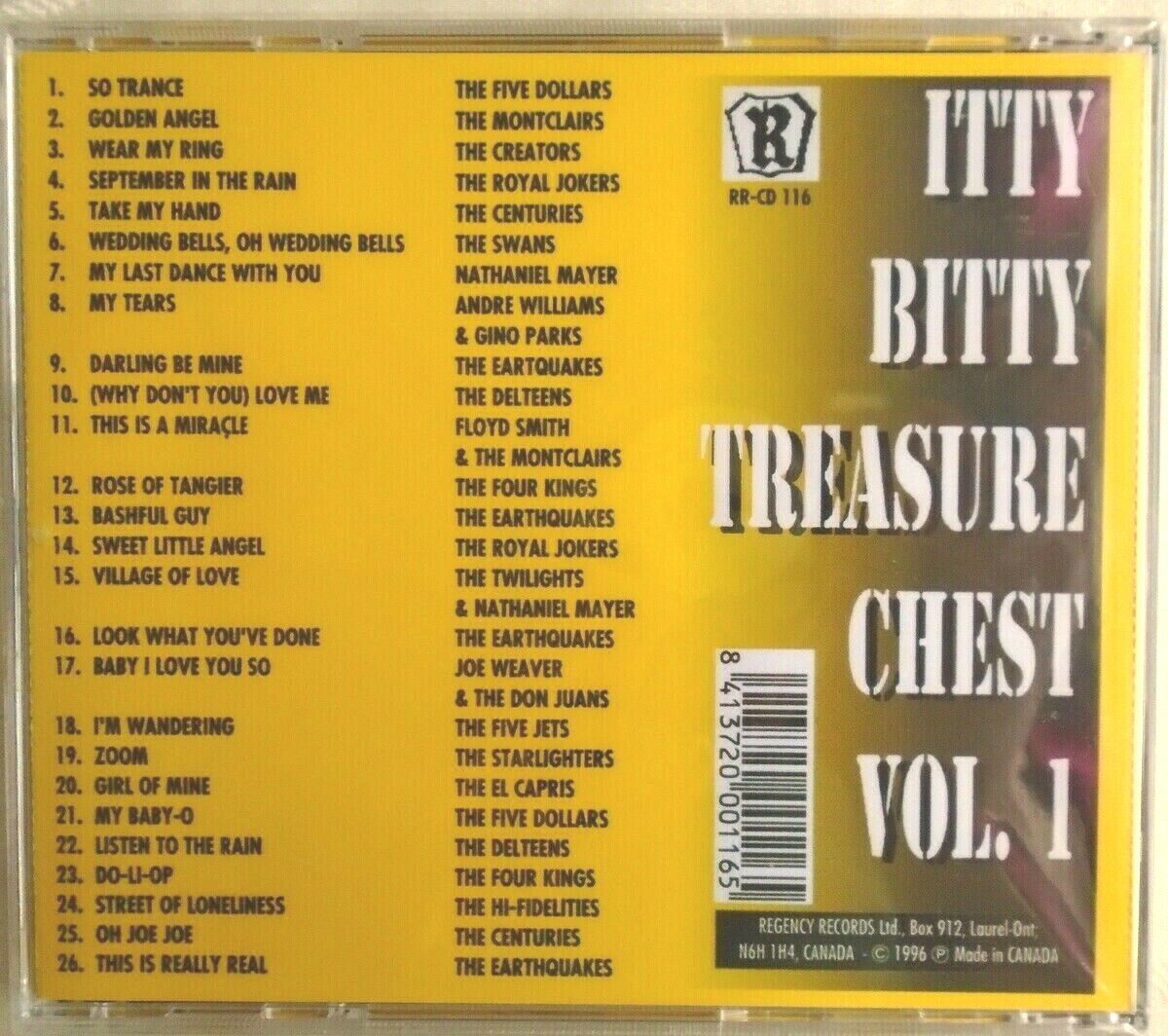 ITTY BITTY TREASURE CHEST - CD - Vol. 1 - BRAND NEW - Image 3