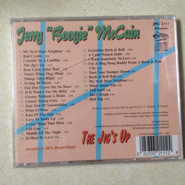JERRY MCCAIN - THE JIG'S UP BRAND NEW CD - Image 3