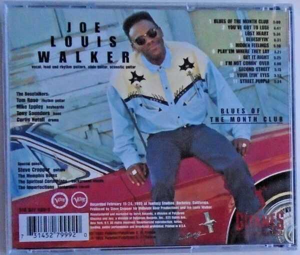 JOE LOUIS WALKER - CD - Blues Of The Month Club - BRAND NEW - Image 3