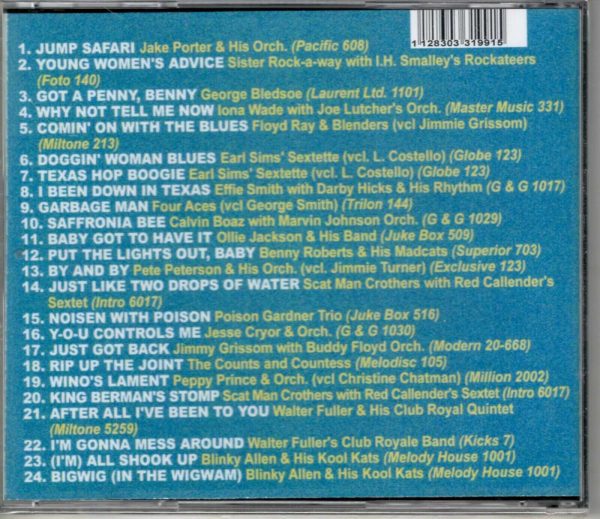 Jiving On Central Avenue Vol 4 - CD - Brand New - Image 3