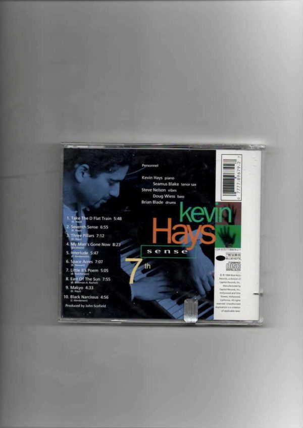 KEVIN HAYS -SEVENTH SENSE-BRAND NEW CD - Image 3