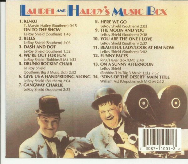 LAUREL AND HARDY'S MUSIC BOX - Brand New / Sealed   Hard to Find OOP CD - Image 3