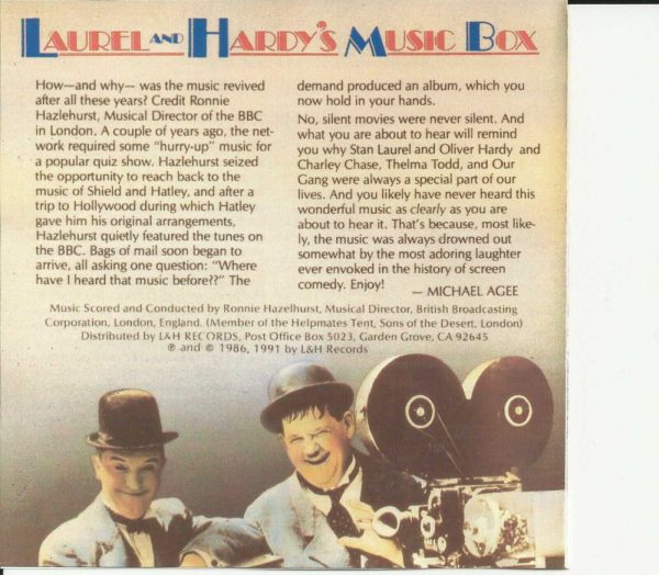 LAUREL AND HARDY'S MUSIC BOX - Brand New / Sealed   Hard to Find OOP CD - Image 4
