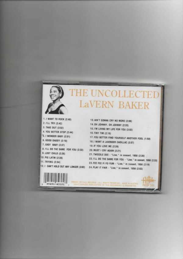 LAVERN BAKER - THE UNCOLLECTED-BRAND NEW CD - Image 3