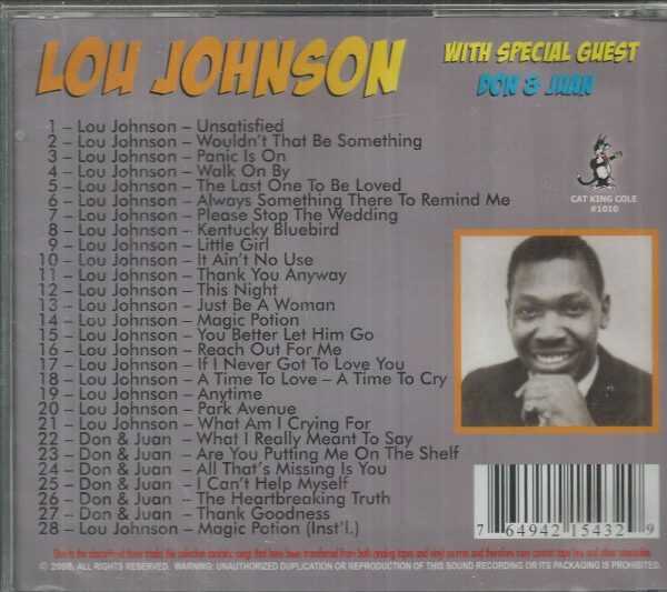 LOU JOHNSON - With Special Guest- Don & Juan - BRAND NEW  - CD - Image 3