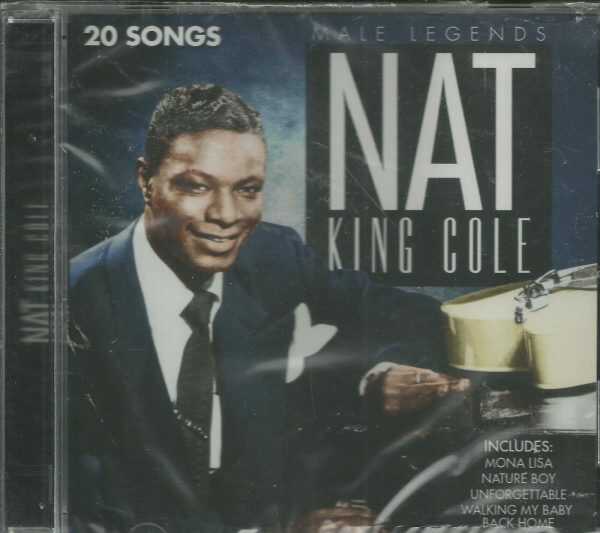 NAT KING COLE - MALE LEGENDS - 20 SONGS - CD - BRAND NEW