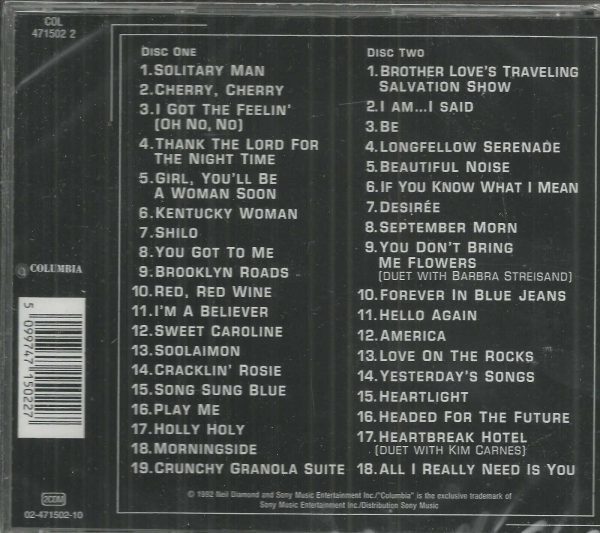 NEIL DIAMOND - GREATEST HITS 1966-1992    - CD - BRAND NEW - Image 3