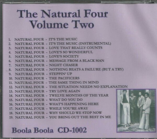 Natural Four Vol 2 - Boola Boola - CD - Brand New! - Image 3